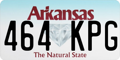 AR license plate 464KPG