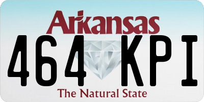 AR license plate 464KPI