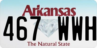 AR license plate 467WWH