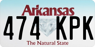 AR license plate 474KPK