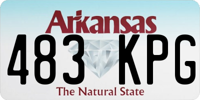 AR license plate 483KPG