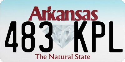AR license plate 483KPL