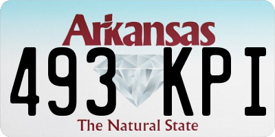 AR license plate 493KPI