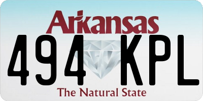 AR license plate 494KPL
