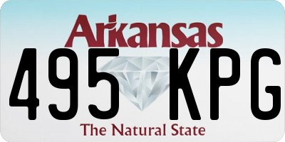 AR license plate 495KPG