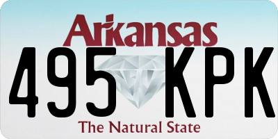 AR license plate 495KPK