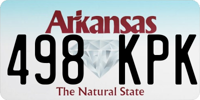AR license plate 498KPK