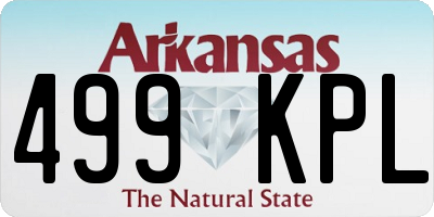 AR license plate 499KPL
