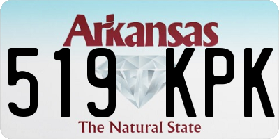 AR license plate 519KPK