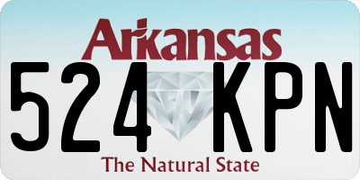 AR license plate 524KPN