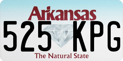 AR license plate 525KPG