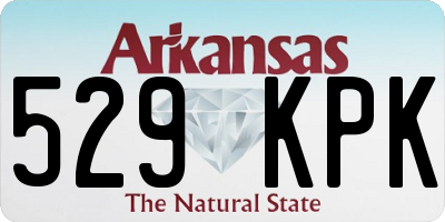 AR license plate 529KPK