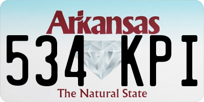 AR license plate 534KPI