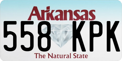 AR license plate 558KPK