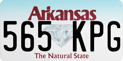 AR license plate 565KPG
