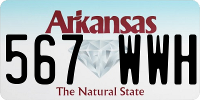 AR license plate 567WWH