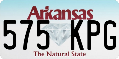 AR license plate 575KPG