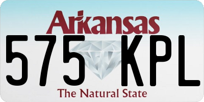 AR license plate 575KPL