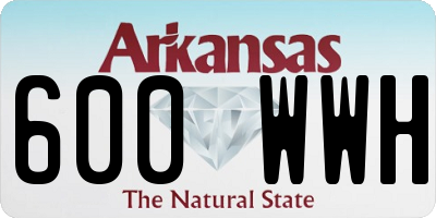 AR license plate 600WWH