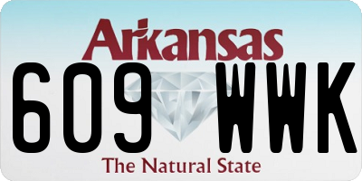 AR license plate 609WWK
