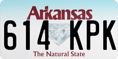 AR license plate 614KPK