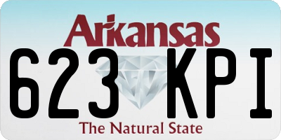 AR license plate 623KPI