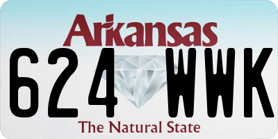 AR license plate 624WWK