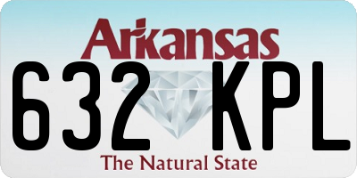 AR license plate 632KPL
