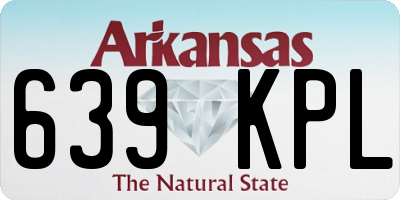 AR license plate 639KPL