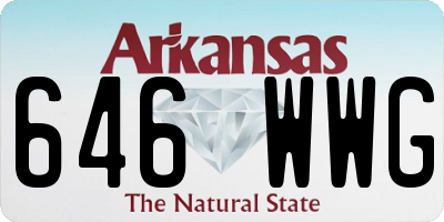 AR license plate 646WWG