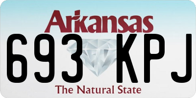 AR license plate 693KPJ