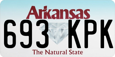 AR license plate 693KPK