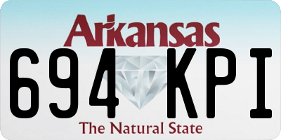 AR license plate 694KPI