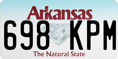 AR license plate 698KPM