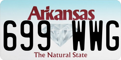 AR license plate 699WWG