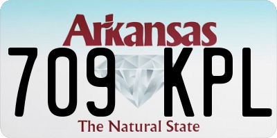 AR license plate 709KPL