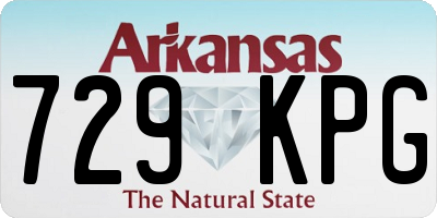 AR license plate 729KPG
