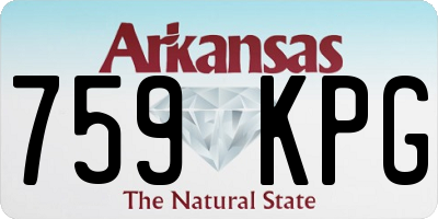 AR license plate 759KPG