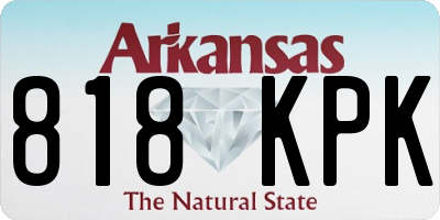 AR license plate 818KPK