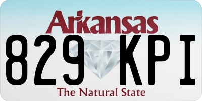 AR license plate 829KPI