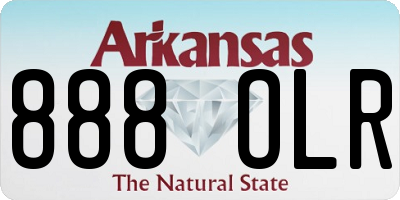 AR license plate 888OLR