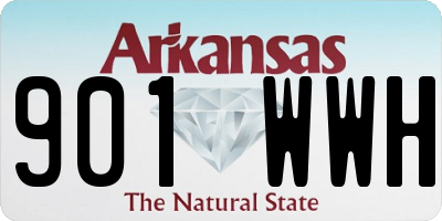 AR license plate 901WWH