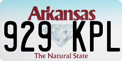AR license plate 929KPL
