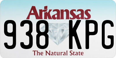 AR license plate 938KPG