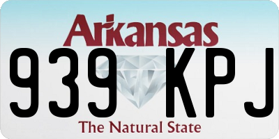 AR license plate 939KPJ