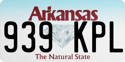 AR license plate 939KPL