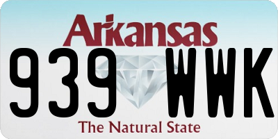AR license plate 939WWK
