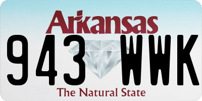 AR license plate 943WWK