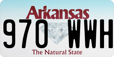 AR license plate 970WWH