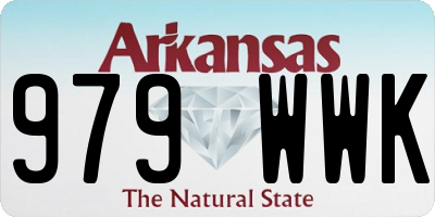 AR license plate 979WWK